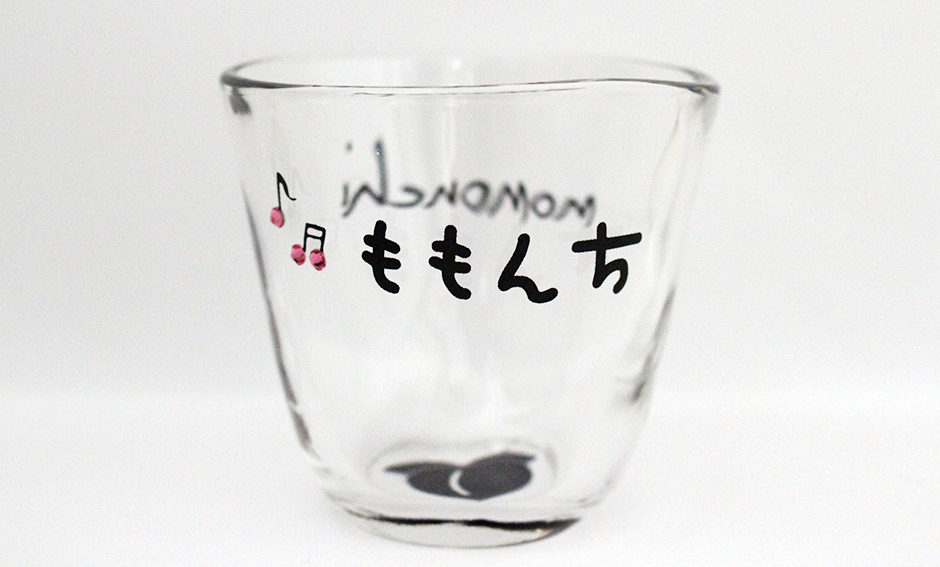 「ももんち」オリジナルグラス
